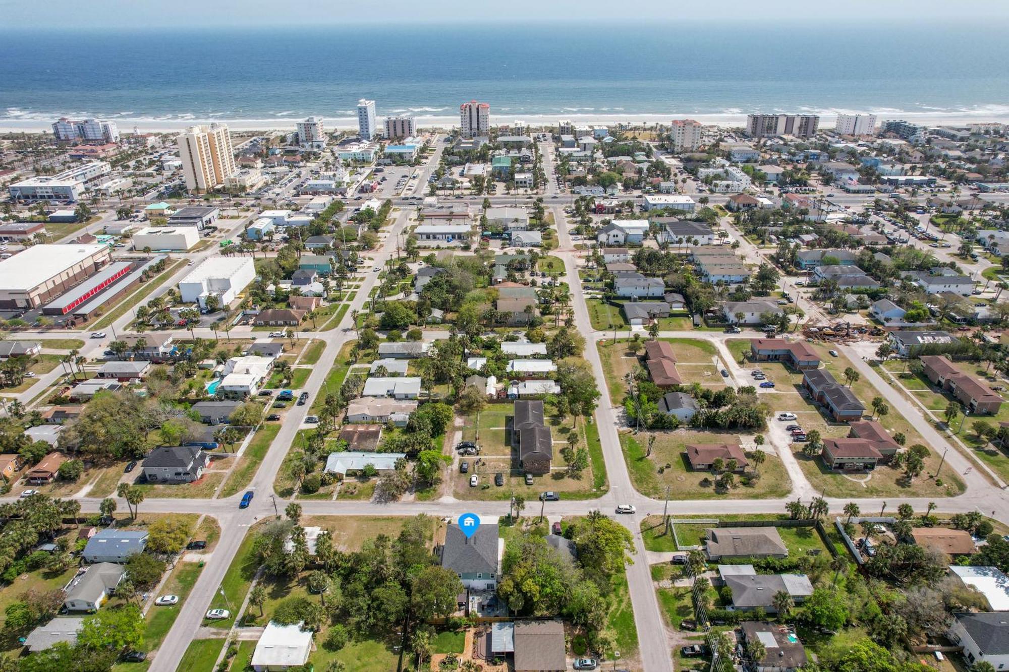 Few Steps To Ocean-4 Beach Cruisers & Free Parking & Private Backyard Jacksonville Beach Eksteriør billede